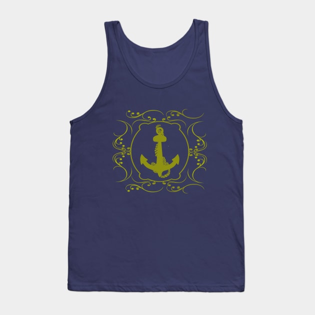 maritime anchor Tank Top by Bianka